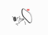 Multi Rib Belt 6PK1075 A0039935396 Compatible With MERCEDES-BENZ C-CLASS (W205) C-CLASS Convertible (A205) E-CLASS (W213) (CONTINENTAL)
